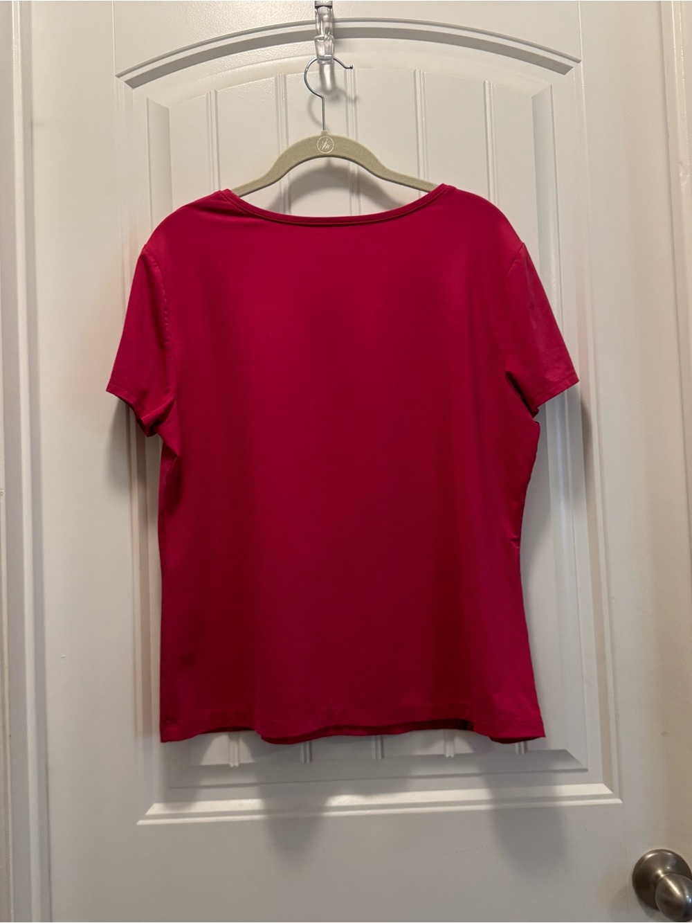 Tranquility by Soma Womens Short Sleeve T Shirt Pink Floral Cottagecore Sz Large - Picture 2 of 12